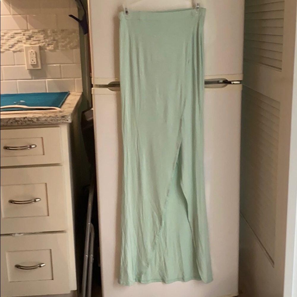 Long wrap style skirt by Tobi
